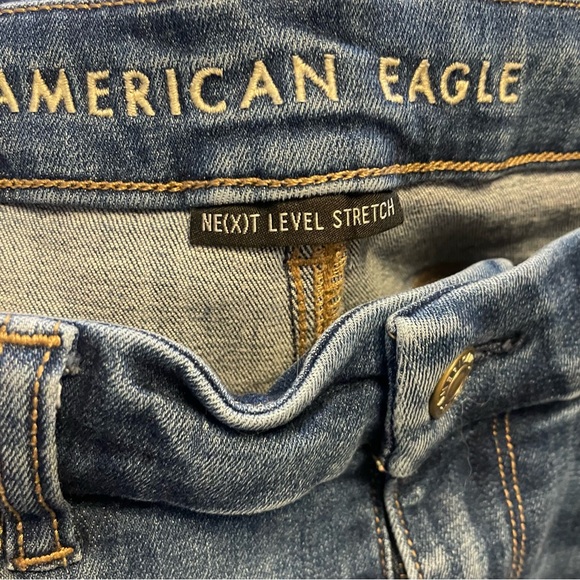 American Eagle Curvy Super Hi-Rise Jegging Next Level Stretch Jeans - Picture 7 of 9